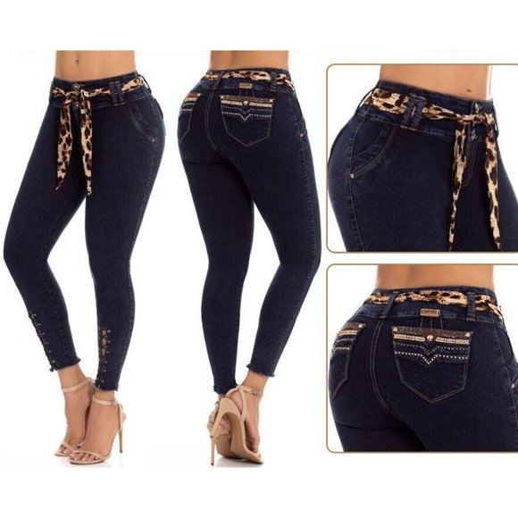Colombian Jeans PUSH UP Jeans Colombianos Levanta Cola NYE Ref 63724 - Picture 1 of 12